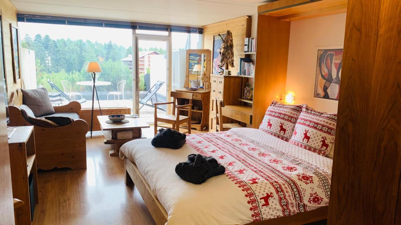 Etrier Daire Crans-Montana Dış mekan fotoğraf